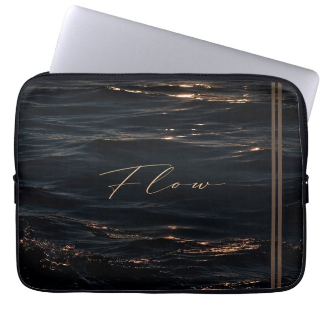Capa Para Notebook Fluxo - Águas Profundas (Frente)
