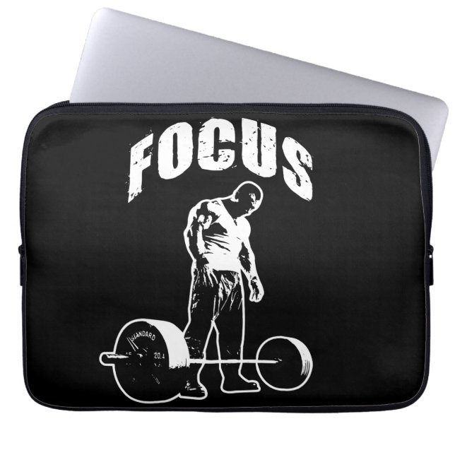 Capa Para Notebook FOCO - Motivação do Workout (Frente)
