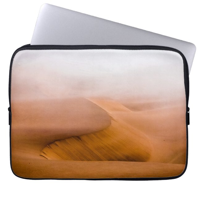 Capa Para Notebook Foggy Namib Desert Bolsa de laptop (Frente)