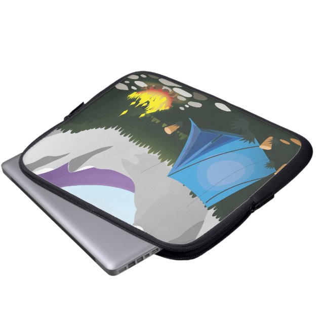 Capa Para Notebook Fogo de acampamento (Frente Inferior)