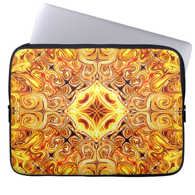 Capa Para Notebook Fogo Solar (Frente)