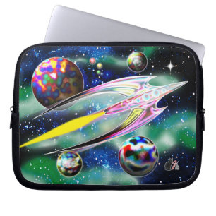 Capa Para Notebook Foguete de Vidro