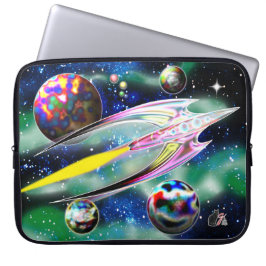Capa Para Notebook Foguete de Vidro