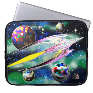 Capa Para Notebook Foguete de Vidro