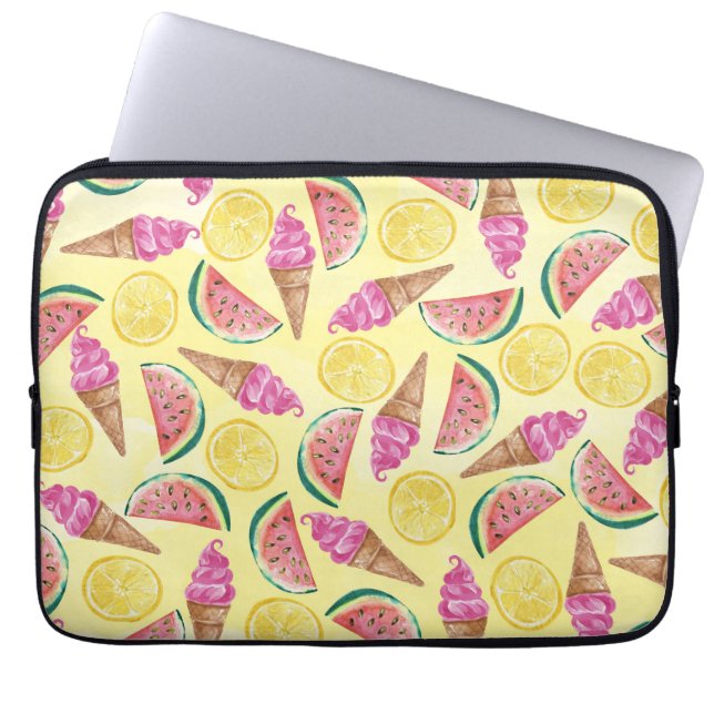Capa Para Notebook Folha de laranja (Frente)