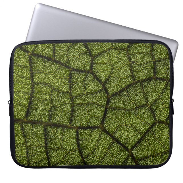 Capa Para Notebook Folha verde (Frente)