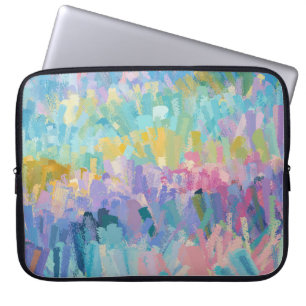 Capa Para Notebook Folhagem Colorida Expressiva