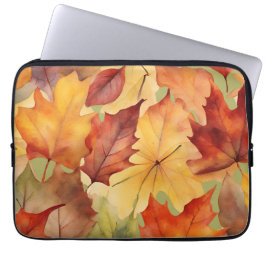 Capa Para Notebook Folhagem das folhas de outono