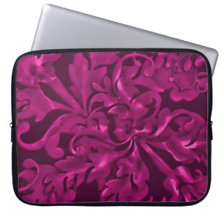 Capa Para Notebook Folhagem fabulosa Magenta