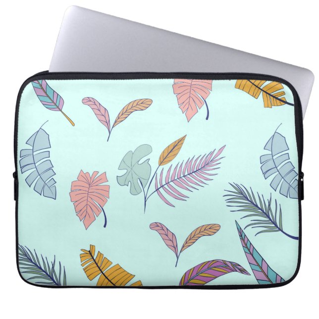 Capa Para Notebook Folhas. (Frente)