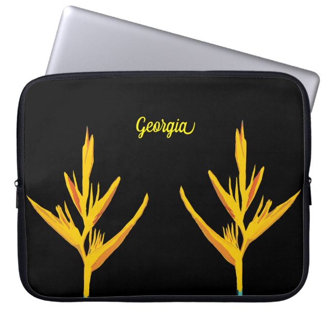 Capa Para Notebook Folhas Amarelas (Frente)