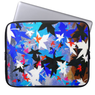 Capa Para Notebook Folhas de arte à lua