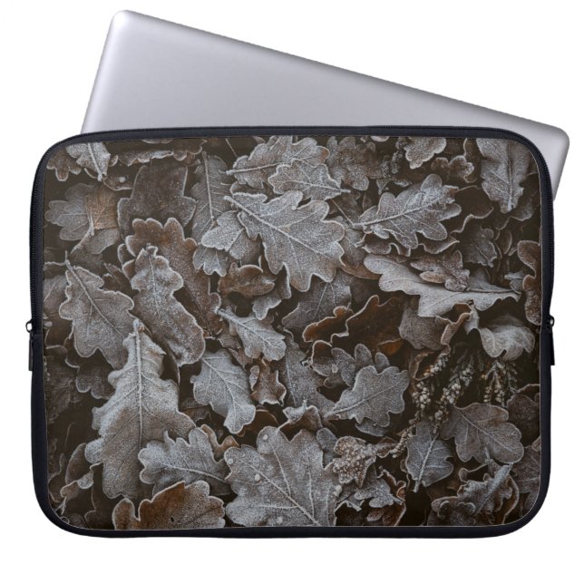 Capa Para Notebook Folhas de castanho (Frente)