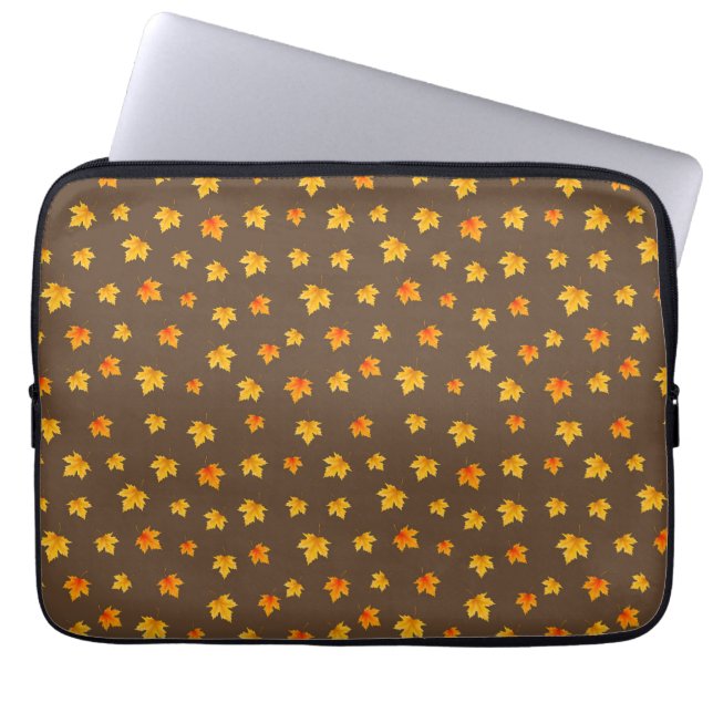 Capa Para Notebook Folhas de Mapeamento de Queda (Frente)