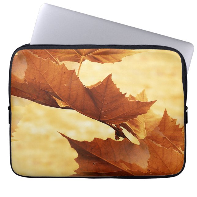 Capa Para Notebook Folhas de Outono (Frente)
