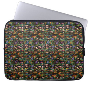 Capa Para Notebook Folhas de Outono Antigas e Canela – Outono Vintage