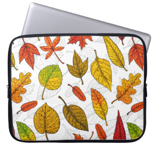 Capa Para Notebook Folhas de outono em branco