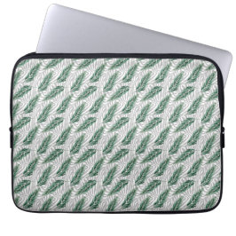 Capa Para Notebook Folhas de Verde Botânico Verde