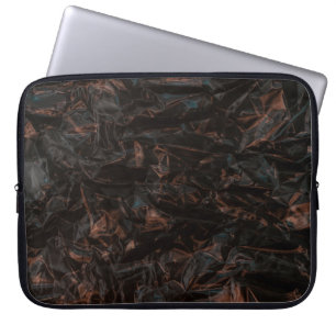 Capa Para Notebook Folhas secas de castanho no chão