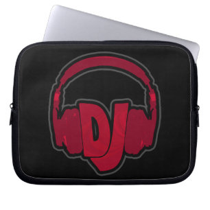 Capa Para Notebook fone de ouvido DJ de música