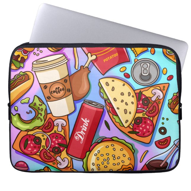 Capa Para Notebook Food Love (Frente)
