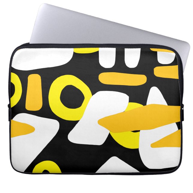 Capa Para Notebook formas abstrato modernas (Frente)