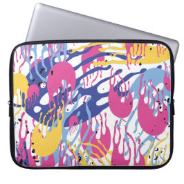 Capa Para Notebook formas de onda abstrato.