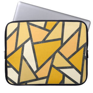 Capa Para Notebook Formas de vidro coloração amarela