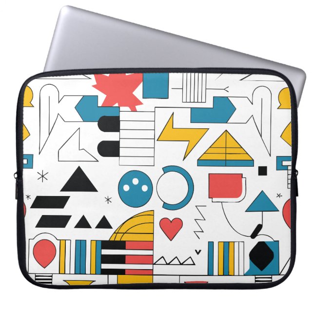 Capa Para Notebook formas e cores (Frente)