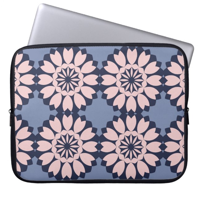 Capa Para Notebook Formas Geométricas: Padrão Decorativo Sem Olhos. (Frente)