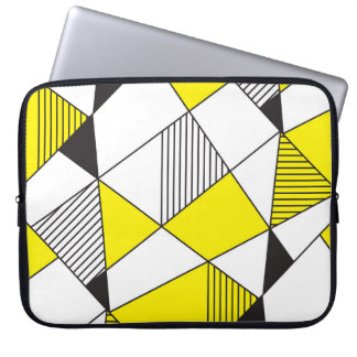 Capa Para Notebook Formas Geométricas: Padrão Minimalista Sem Olhos.