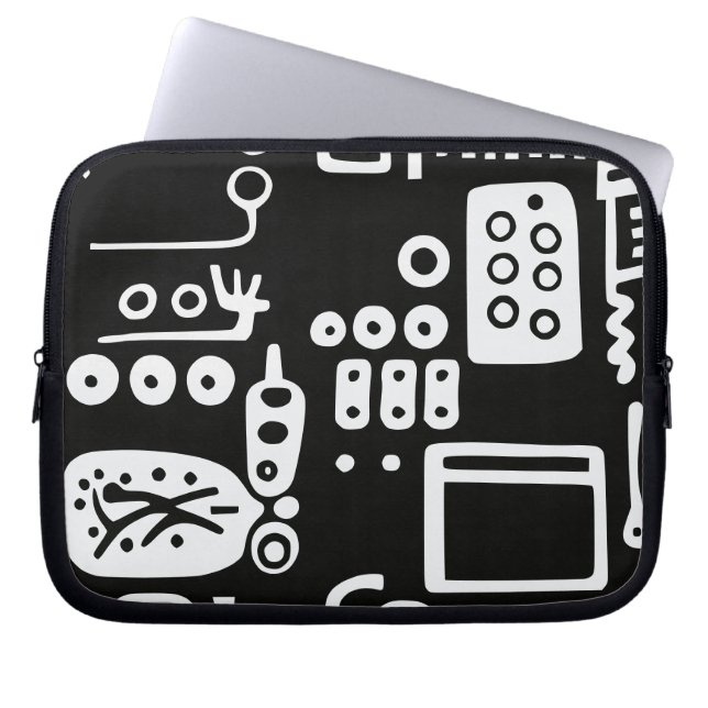 Capa Para Notebook Formas Modernas Abstrato de Porodles (Frente)