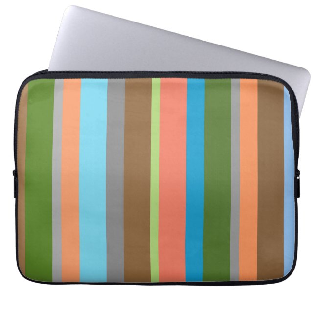 Capa Para Notebook Formas quentes de cor Eletrônicos riscados Saco (Frente)
