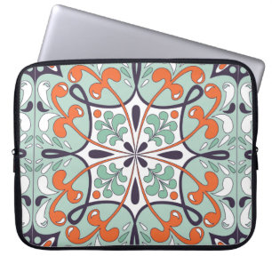 Capa Para Notebook Forno floral tradicional oriental, til marroquino