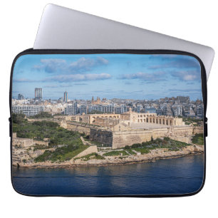Capa Para Notebook Fort Manoel e Sliema de La Valetta, Malta