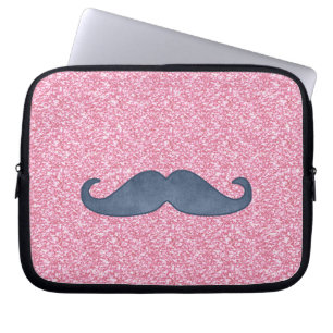 CAPA PARA NOTEBOOK FOTO AZUL FEMININO DO BRILHO DO ROSA DO BIGODE