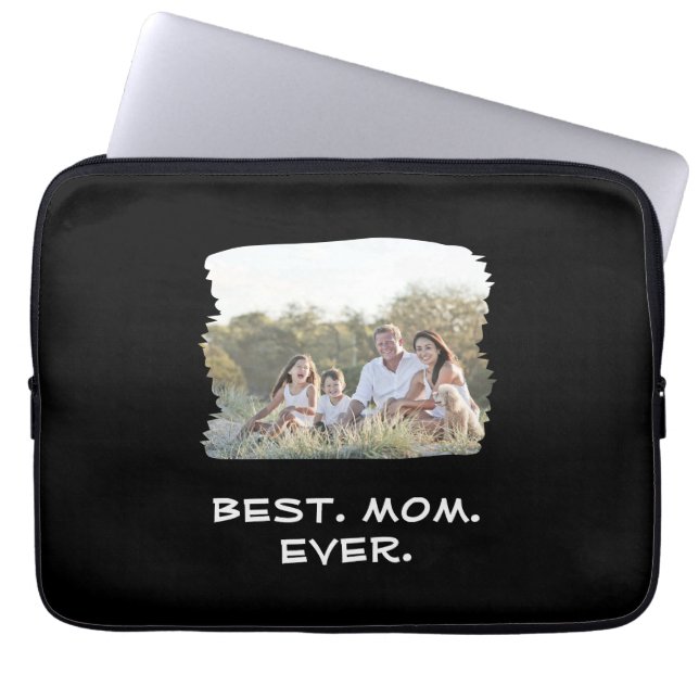 Capa Para Notebook Foto da Família Personalizada Melhor Dia de as mãe (Frente)