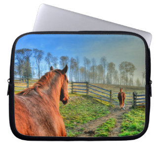 Capa Para Notebook Foto de Cavalo Equino Ranch