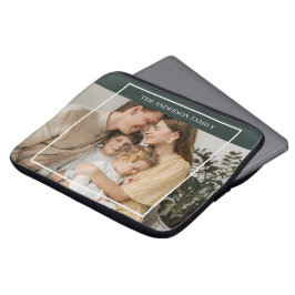 Capa Para Notebook Foto de Família Personalizada | Nome da Família Pe