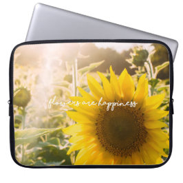 Capa Para Notebook Foto de Girassol Real Campo Flores São Felicidade