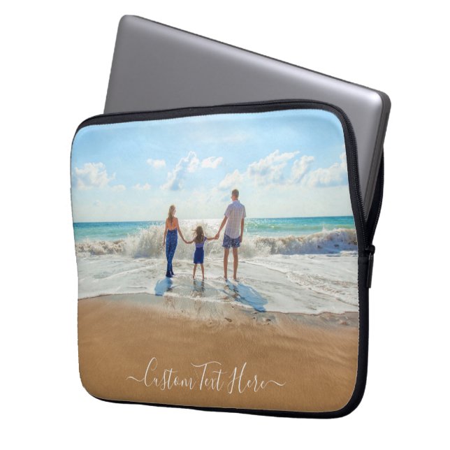 Capa Para Notebook Foto e Texto Personalizados - Torne Seu Próprio De (Frente Esquerda)