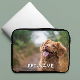 Capa Para Notebook Foto Personalizada Com O Nome Do Seu Cachorro