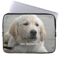 Foto personalizada e nome do cão do golden