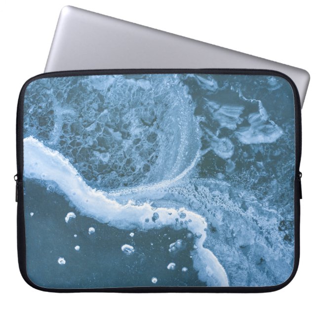 Capa Para Notebook Fotografia aérea das ondas de assentos (Frente)