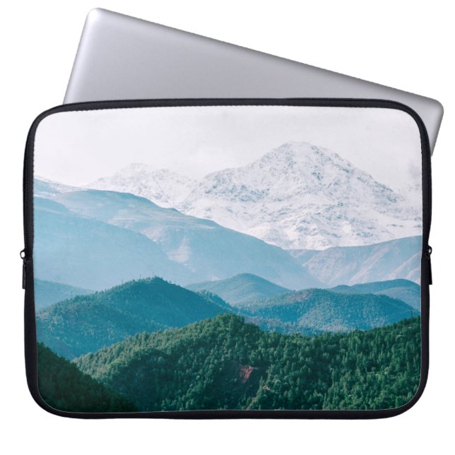CAPA PARA NOTEBOOK FOTOGRAFIA AERIAL DA MONTANHA E ÁRVORE (Frente)