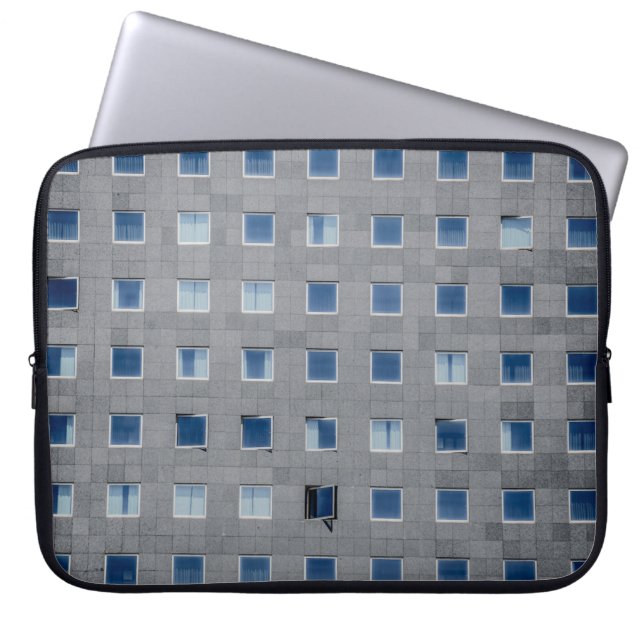 Capa Para Notebook fotografia de construção de cinzas (Frente)