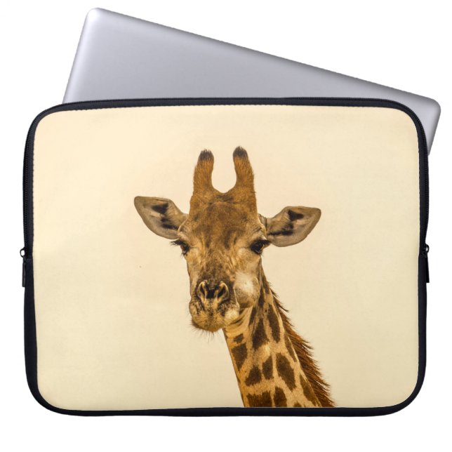CAPA PARA NOTEBOOK FOTOGRAFIA DE FOCO SELETIVO DE GIRAFFE (Frente)