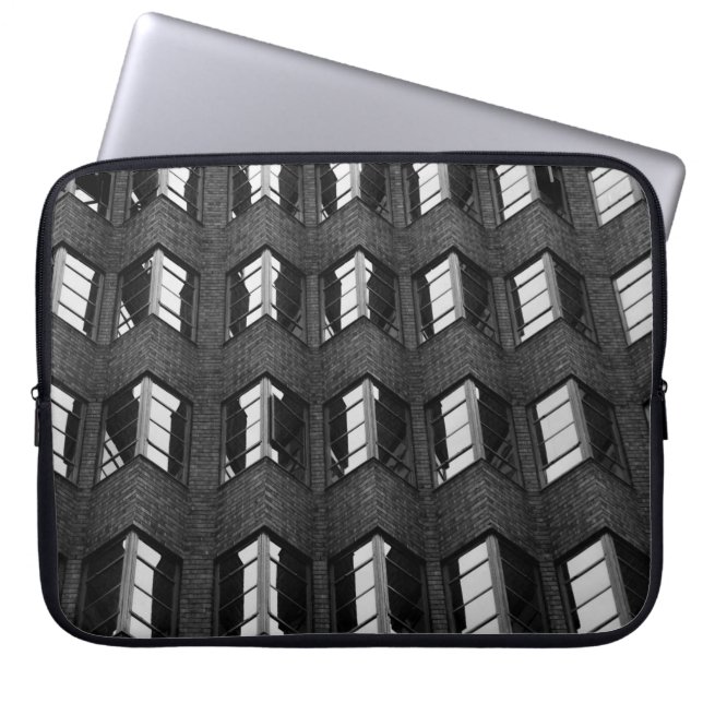 CAPA PARA NOTEBOOK FOTOGRAFIA GRAYSCALE DA CONSTRUÇÃO CIVIL (Frente)