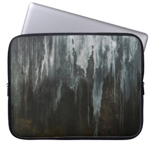 Capa Para Notebook Fotografia macro da formação de gelo