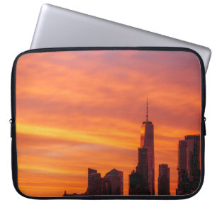CAPA PARA NOTEBOOK FOTOGRAFIA PANORÂMICA DO SOL NA CIDADE